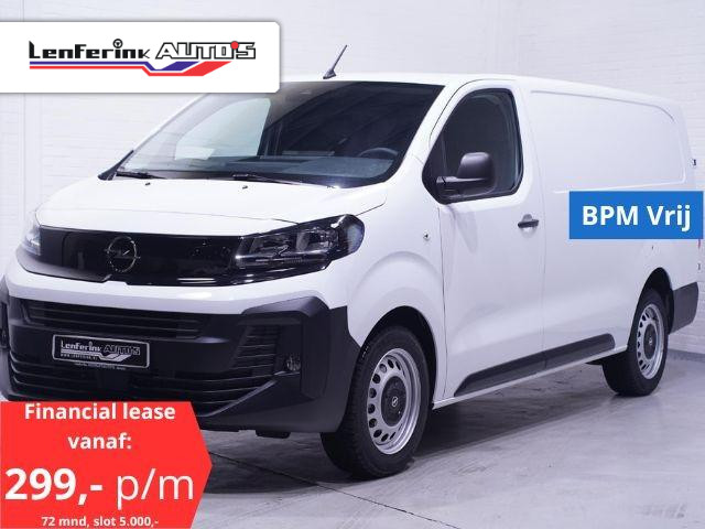 Opel Vivaro 120 pk L3H1 Navi, BPM Vrij, Laadruimte Pakket Airco, Cruise Control, Nwe Model, 3-Zits