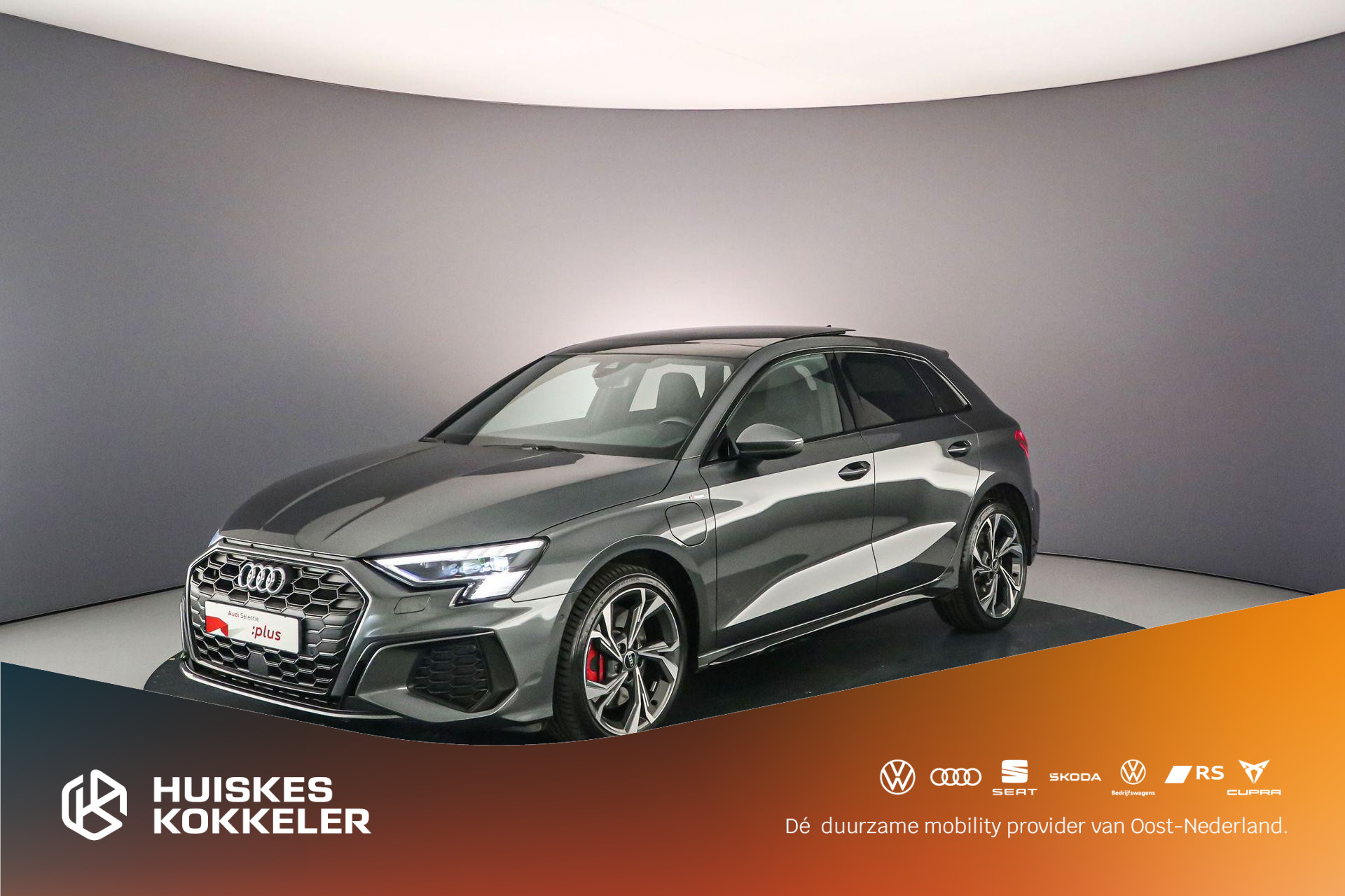 Audi A3 Sportback 45 TFSI e S Edition Comp. | Pano | B&O | Adapt. Cruise | Keyless | 18 Inch | S Line | Elek Stoel | Matix LED | Optiek Zwart