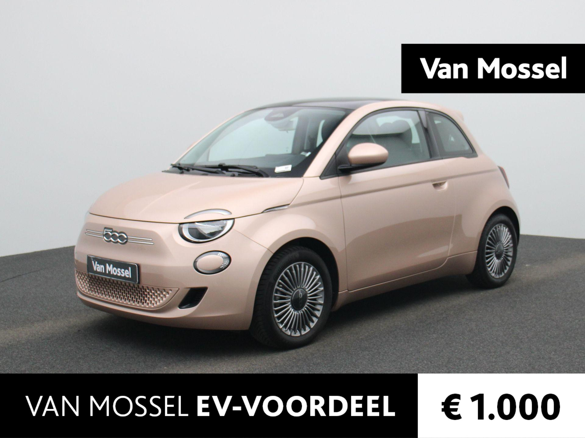 Fiat 500 Icon 42 kWh | Navigatie | Panoramadak | Apple Carplay / Android Auto | DAB | Cruise Control | Digitaal Dashboard |