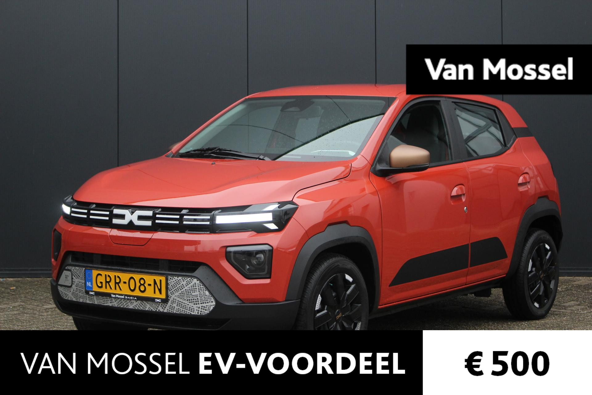 Dacia Spring Extreme 65Pk 26.8 kWh | Apple & Android Carplay | Achteruitrij Camera | Airco | Cruise Control | Vehicle to load | LED verlichting |