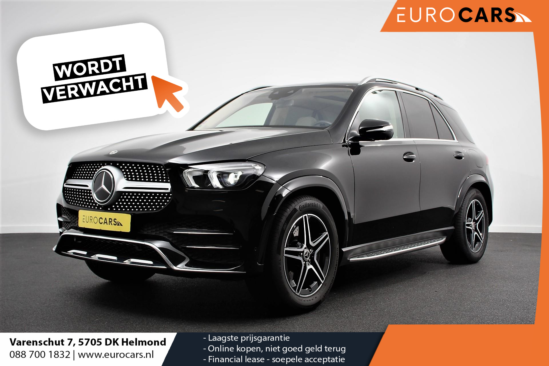 Mercedes-Benz GLE 350 e AMG 4-MATIC leder adaptive Cruise Control Burmester Audio Panorama dak 20 Inch Lichtmetalen Velgen Trekhaak